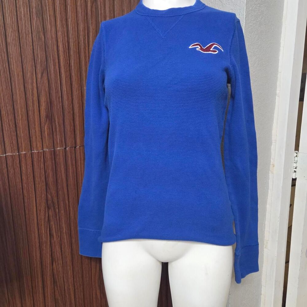 Hollister-co Women's Blue Sweatshirt